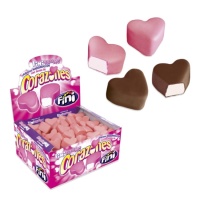 Corazones de chocolate - Fini - 75 unidades