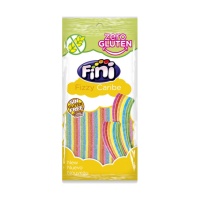 Lenguas multicolor con pica pica de 75 gr - Fini Fizzy Caribe