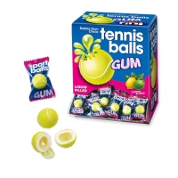 Chicles de pelota de tenis rellenos de líquido - envase individual - Fini - 200 unidades