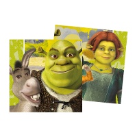 Servilletas de Shrek de 16,5 x 16,5 cm - 20 unidades