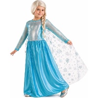 Disfraz de princesa del hielo para niña