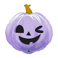 Globo de calabaza con guiño en colores de 53 x 57 cm - Grabo