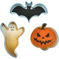 Cortadores de diseños de Halloween - PME - 3 unidades