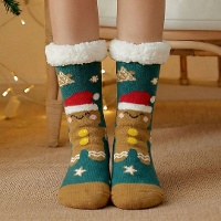 Calcetines de muñeco de jengibre - talla 36-42 - 1 par