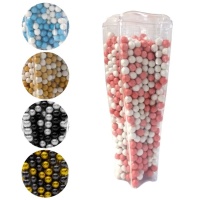 Jarrón de mini bolas chococranch coloreadas - 800 gr