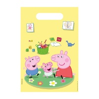 Bolsas de Papel de Peppa Pig juegos - 8 unidades