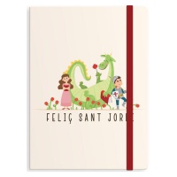 Libreta de Sant Jordi de 19 x 13 x 1,5 cm - 1 unidad