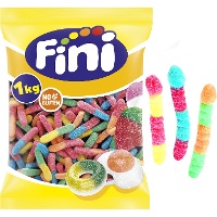 Gusanos multicolor con pica pica - Fini - 1 kg