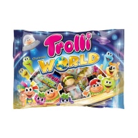 Bolsa de chucherías del mundo - envase individual - Trolli gummi world - 230 gr
