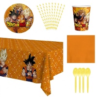 Pack para fiesta de Dragon Ball - 8 personas
