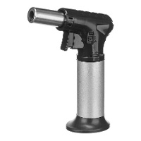Soplete de 15,4 cm negro y plata