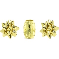 Cinta de lazo con estrellas para regalo - 3 unidades