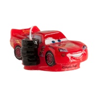 Vela decorativa coche Cars de 8 cm - 1 unidad