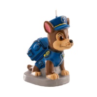 Vela 3D de Chase de la Patrulla Canina de 8 cm - 1 unidad