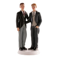 Figura para tarta de boda de novios - 18,5 cm