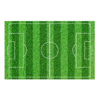 Papel de azúcar de campo de Fútbol de 20 x 30 cm