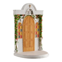 Figura para tarta puerta de iglesia - 19,50 cm