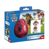 Caja regalo con huevo de chocolate y figura de la Patrulla Canina Marshall