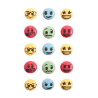 Figuras de azúcar de Emoticonos - 15 unidades