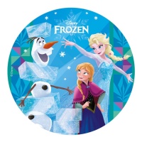 Oblea comestible de Frozen hielo de 20 cm