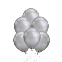 Globos de látex de 17,7 cm cromados - Qualatex - 100 unidades