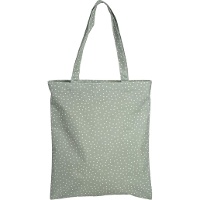 Bolsa de tela topo verde impermeable con cremallera