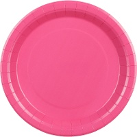 Platos de 18 cm de cartón de colores - 6 unidades