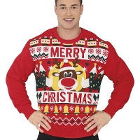 Jersy de Navidad de Merry Christmas para hombre