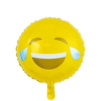 Globo de Emoticono riendo de 46 cm