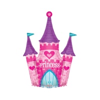 Globo silueta XL de castillo de Princesas de 91,4 cm