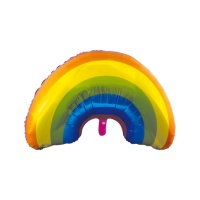 Globo silueta XL de arcoíris de 93 cm