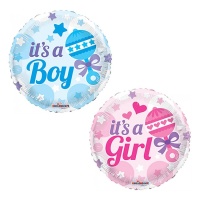 Globo redondo de Baby Shower de 46 cm