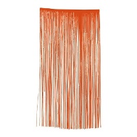 Cortina de 2 x 1 m naranja o negro - 1 unidad