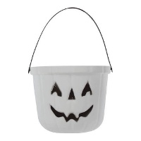 Cubo de calabaza de colores de 18,5 cm - 1 unidad