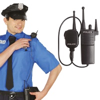 Intercomunicador de policía
