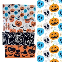 Caja para dulces de calabazas felices de 18 x 13,5 x 7,5 cm - Decora - 1 unidad