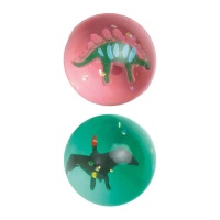 Pelotas de dinosaurio de 4,5 cm surtidas - 2 unidades