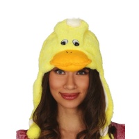 Gorro de patito amarillo