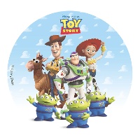 Oblea para tarta de Toy Story de 20 cm