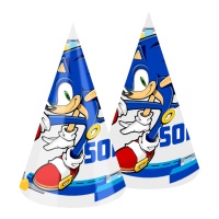 Gorros de Sonic - 6 unidades