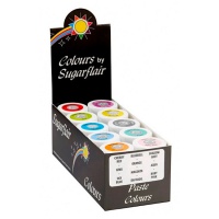 Set de colorantes en pasta tono pastel de 25 gr - Sugarflair - 10 unidades