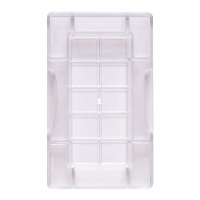 Molde de tableta de chocolate de 15 x 7 x 2 cm - Decora