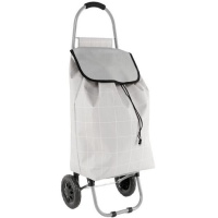 Carrito de la compra de 38 L gris plegable