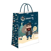 Bolsa regalo de 60 x 45 x 13 cm de Olentzero - 1 unidad