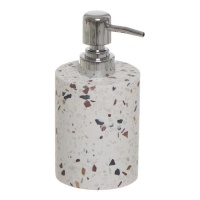 Dispensador de jabón granito con motas 15,5 cm