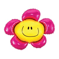 Globo de flor sonriente de 102 x 88 cm - Conver Party