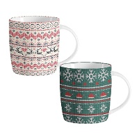 Taza de 350 ml de Navidad nevada - 1 unidad