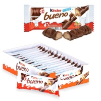 Kinder bueno de chocolate con leche - 15 unidades