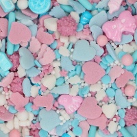 Sprinkles de baby shower 3D Baby bliss de 70 gr - FunCakes