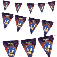 Banderín de Sonic prime de 3 m